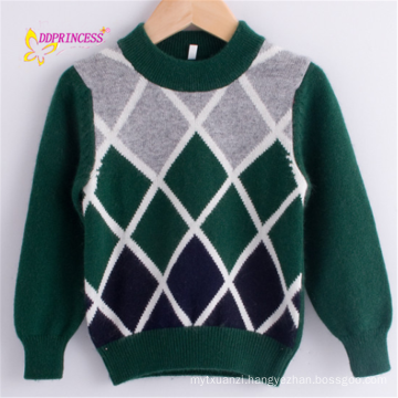 wholesales thicken all-match cashmere wool sweater knitwear for young boy